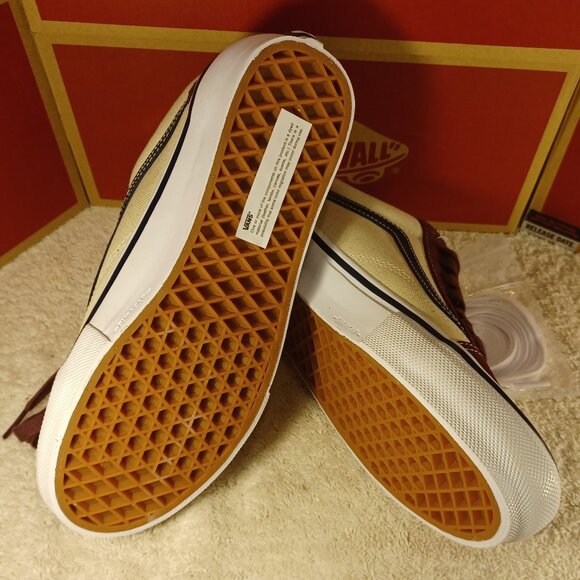 Vans Men's 6.5/Women's 8 Old Skool Popcush Mauve Wine VN0A5FCBALO - Picture 8 of 12